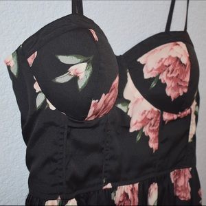 Floral Black Dress💓